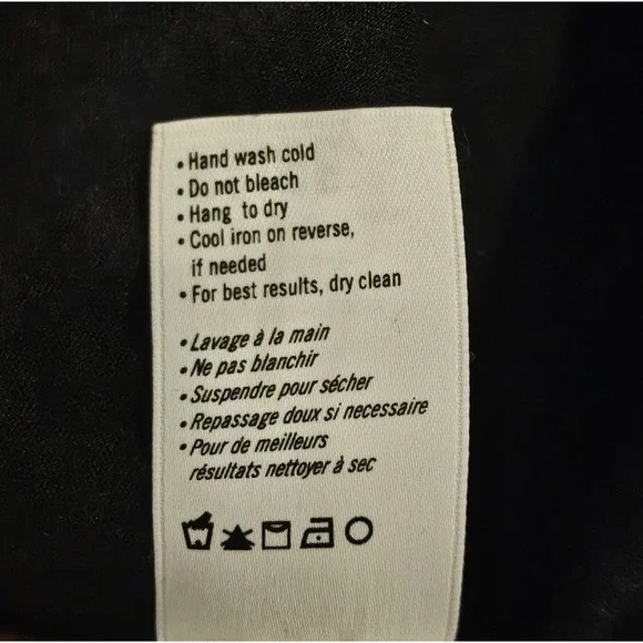 Paige Ruffle Floral Dress Size Medium Black Striped‎ Embroidered Dots Lined - Picture 5 of 5